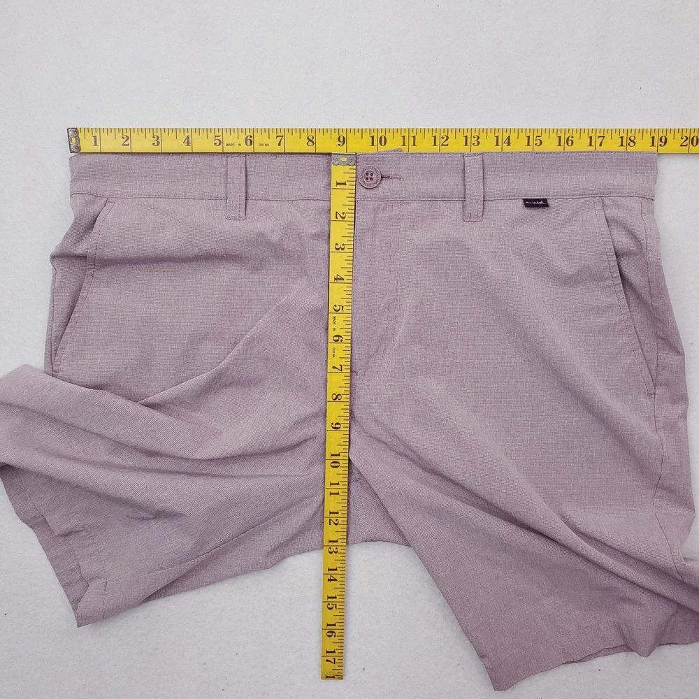 Travis Mathew Shorts Mens 36 Purple Chino Stretch Golf Lightweight Performance - Picture 6 of 10